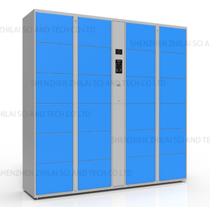 Smart Metal Cabinet Luggage Storage Barcode Electronic Locker for School Student Gym Laundry Beach