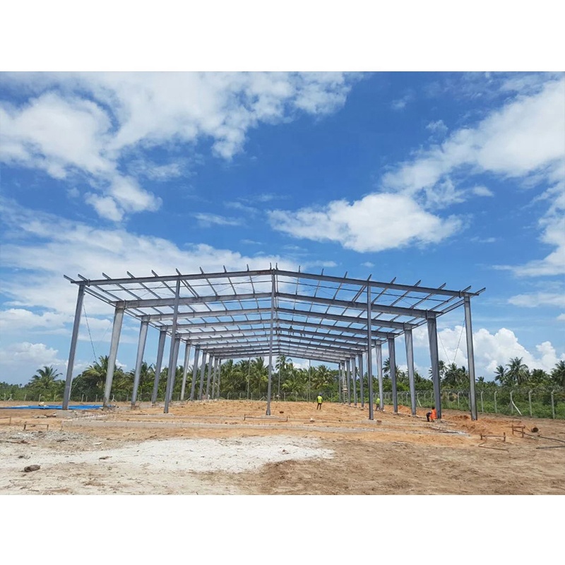 Steel Structure Warehouse Construction Materials Prefab Factory Storage Shed Barn Workshop With Mezzanine