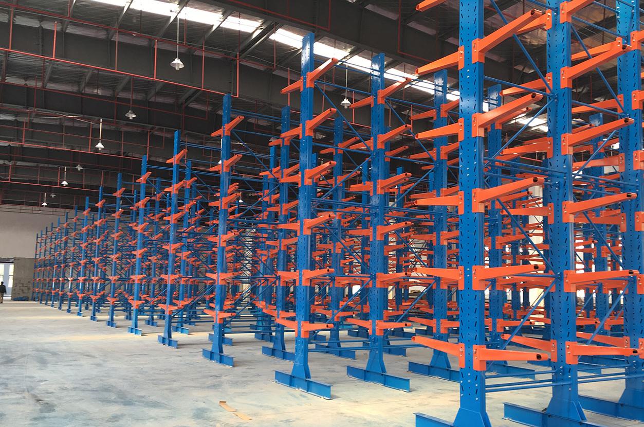 Adjustable Heavy Duty Steel Cantilever Bracket Stable Pipe Rack for Industrial Storage New for Manufacturing Plant Restaurant