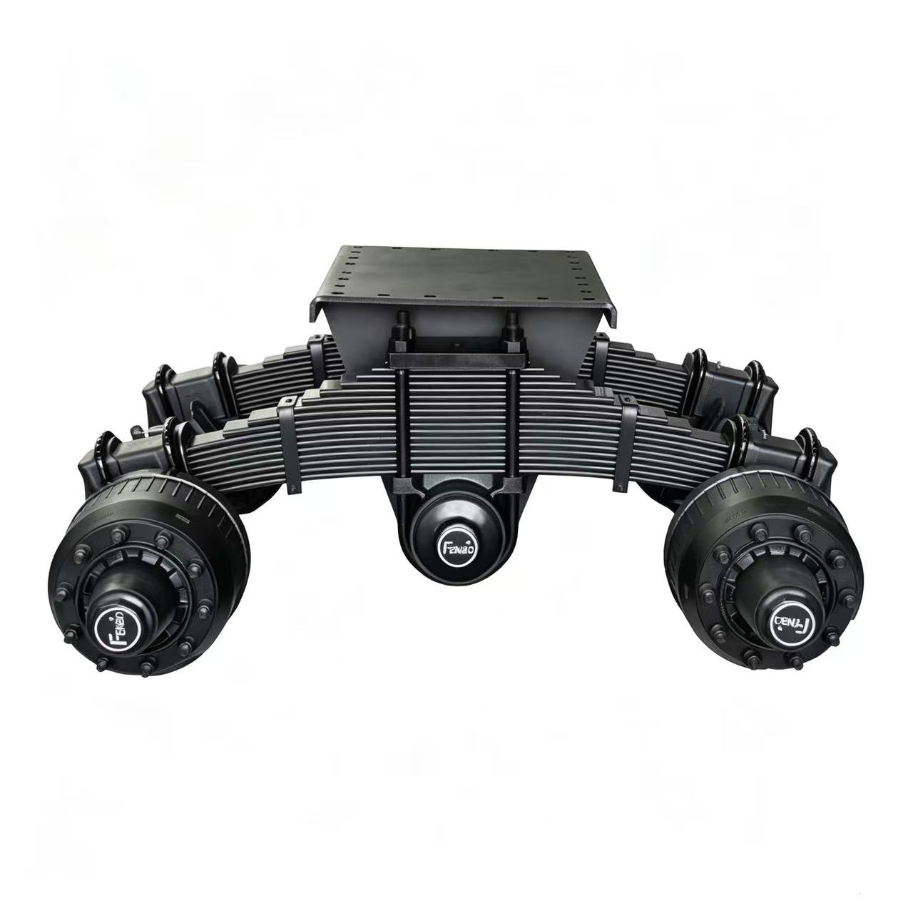 High Strength 24T-32T Bogie Type Single Point Suspension System Heavy Duty Cantilever Suspension For Mining &amp; Dump Trailers