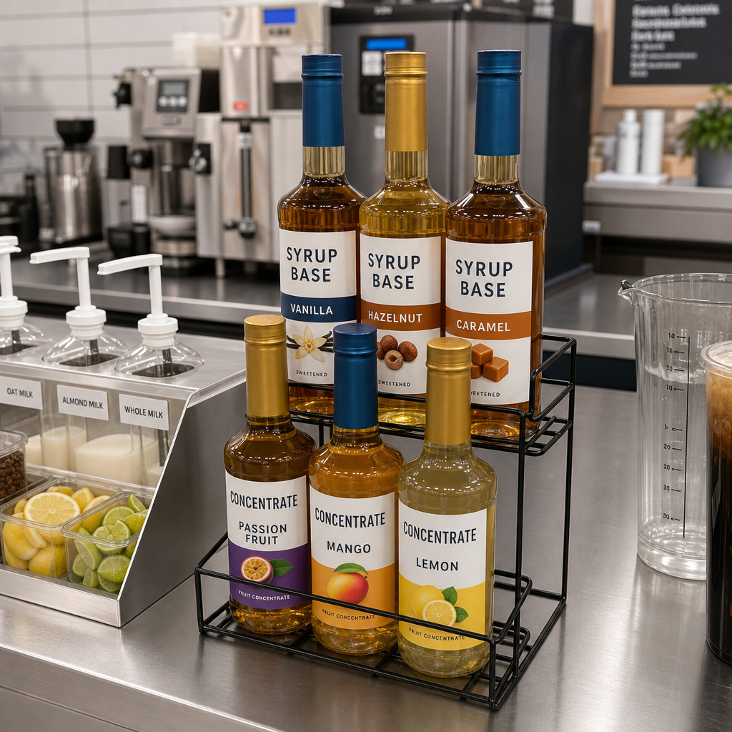 Portable Eco-Friendly for Water Resistant Modern Metal Bottle Display Racks Bar Organizer Liquor Coffee Syrup Rack