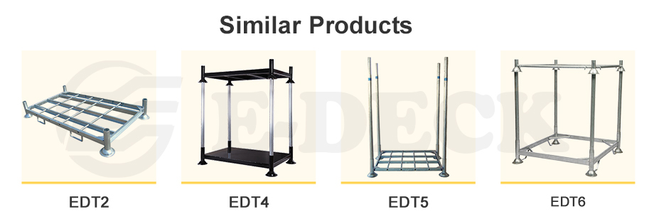 Heavy-Duty Warehouse 2000lb Capacity Single Pallet Mobile Rack