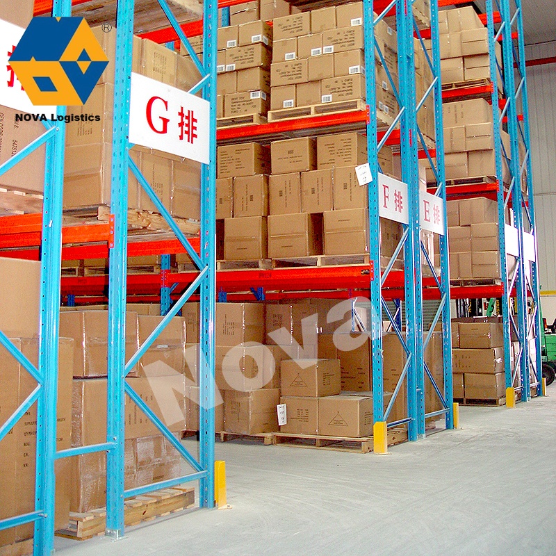 NOVA Industry Warehouse Steel Adjustable Shelf, Automation Equipment Heavy Duty Pallet Racking System Selective Pallet Rack