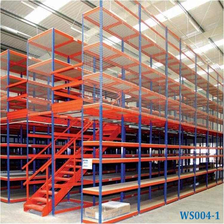 ODM / OEM Steel Structure Attic Style Loft Racking Platform Mezzanine Floor System