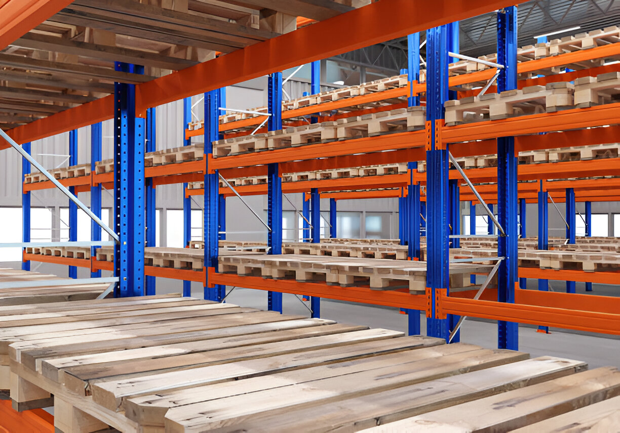 Industrial Heavy Duty Pallet Racking System installed by ILS Middle East