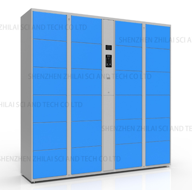 Smart Metal Cabinet Luggage Storage Barcode Electronic Locker for School Student Gym Laundry Beach