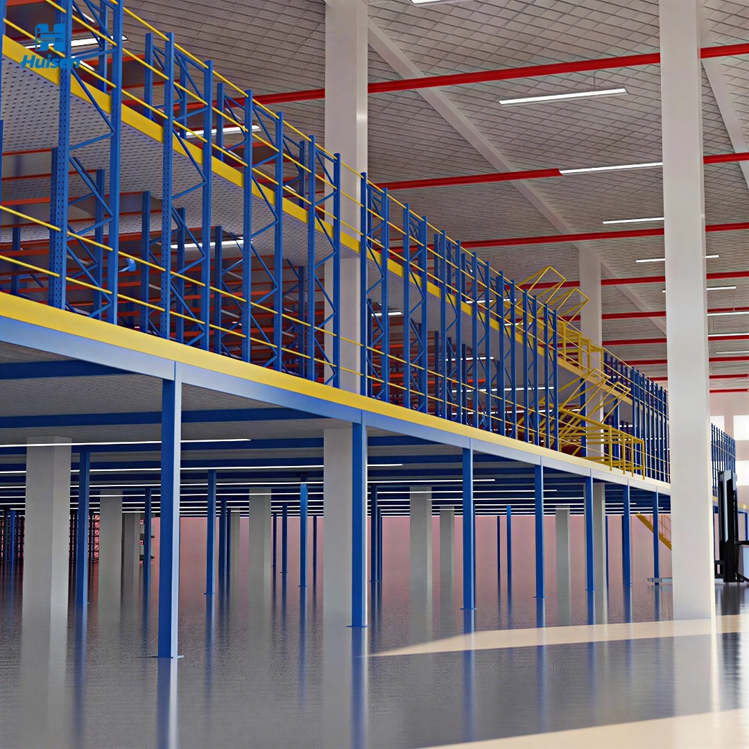 H-Beam Steel Mezzanine Floor Industrial Platform Mezzanine