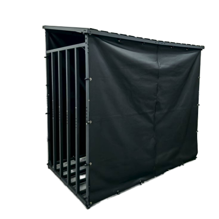 High Quality Wholesale Superior-Grade Modern Log Holder Firewood Rack Black Alloy Steel