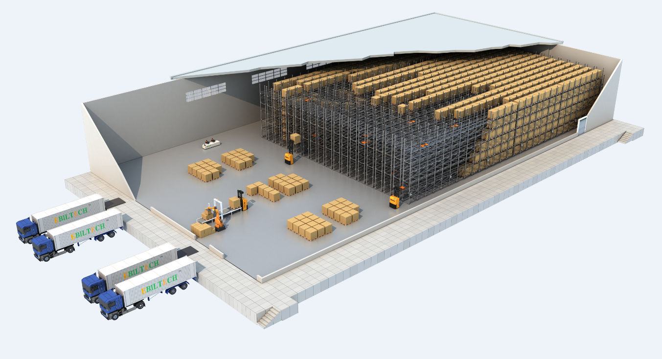 Radio shuttle racking Solution