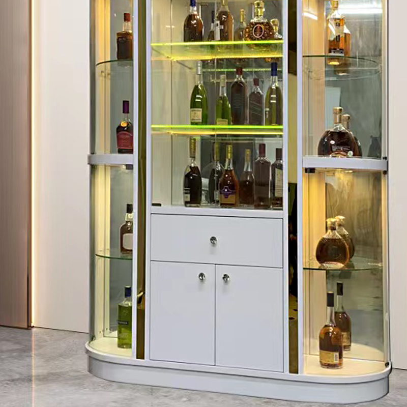 Modern Living Room Wine Cabinet Display Luxury Wine Storage Cabinet Home Wine Bar Rack with High Quality