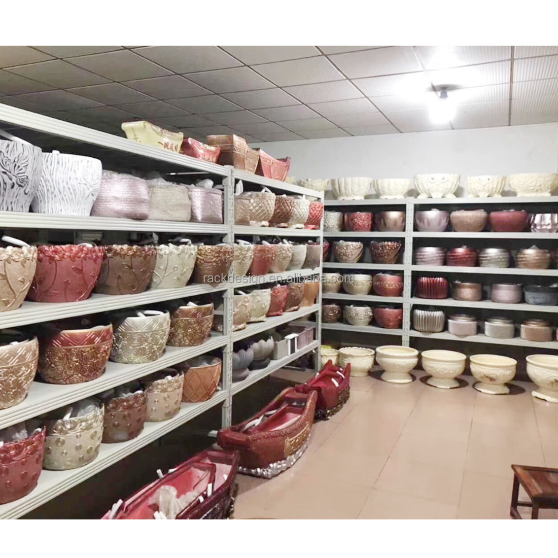 Q235B Metal Shelf Industrial Warehouse Shelving Widespan Medium Duty Storage Racking System