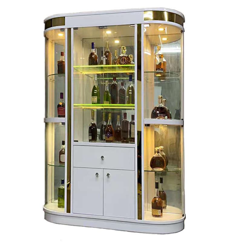 Modern Living Room Wine Cabinet Display Luxury Wine Storage Cabinet Home Wine Bar Rack with High Quality