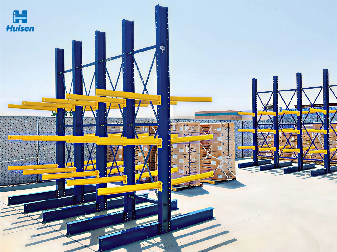 Lumber Storage Cantilever Rack Heavy Duty Steel Timber Wood Racking System Supplier