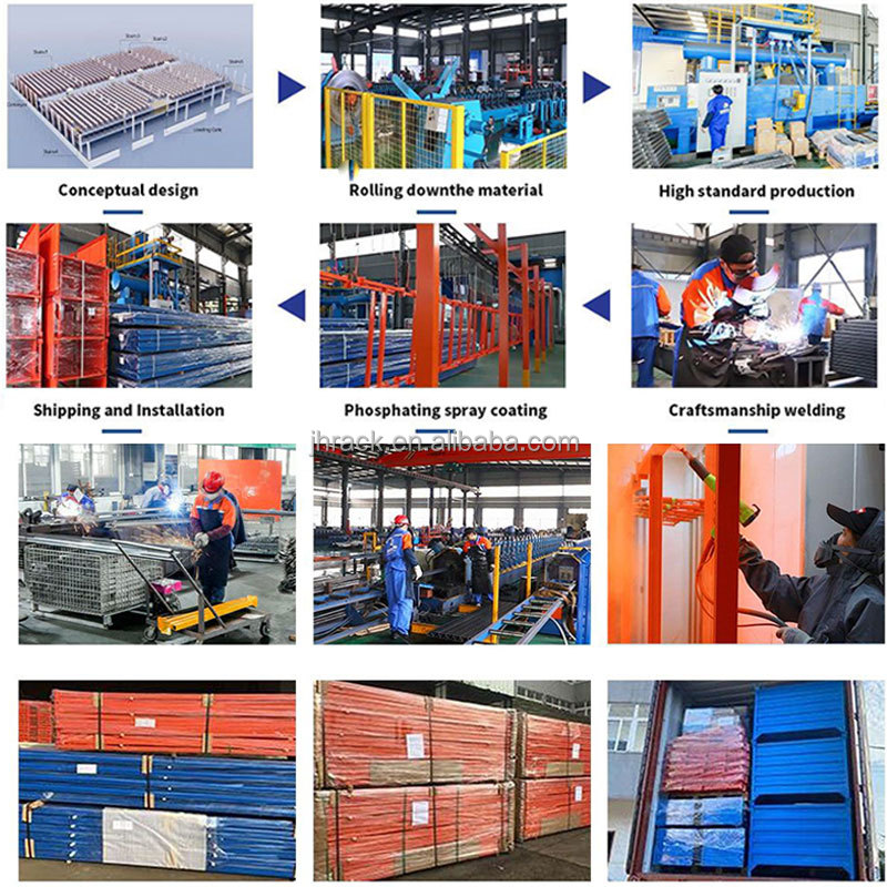 Storage Shelf Warehouse Heavy Duty Industrial Pallet Racking Narrow Aisle Selective Warehouse Rack System