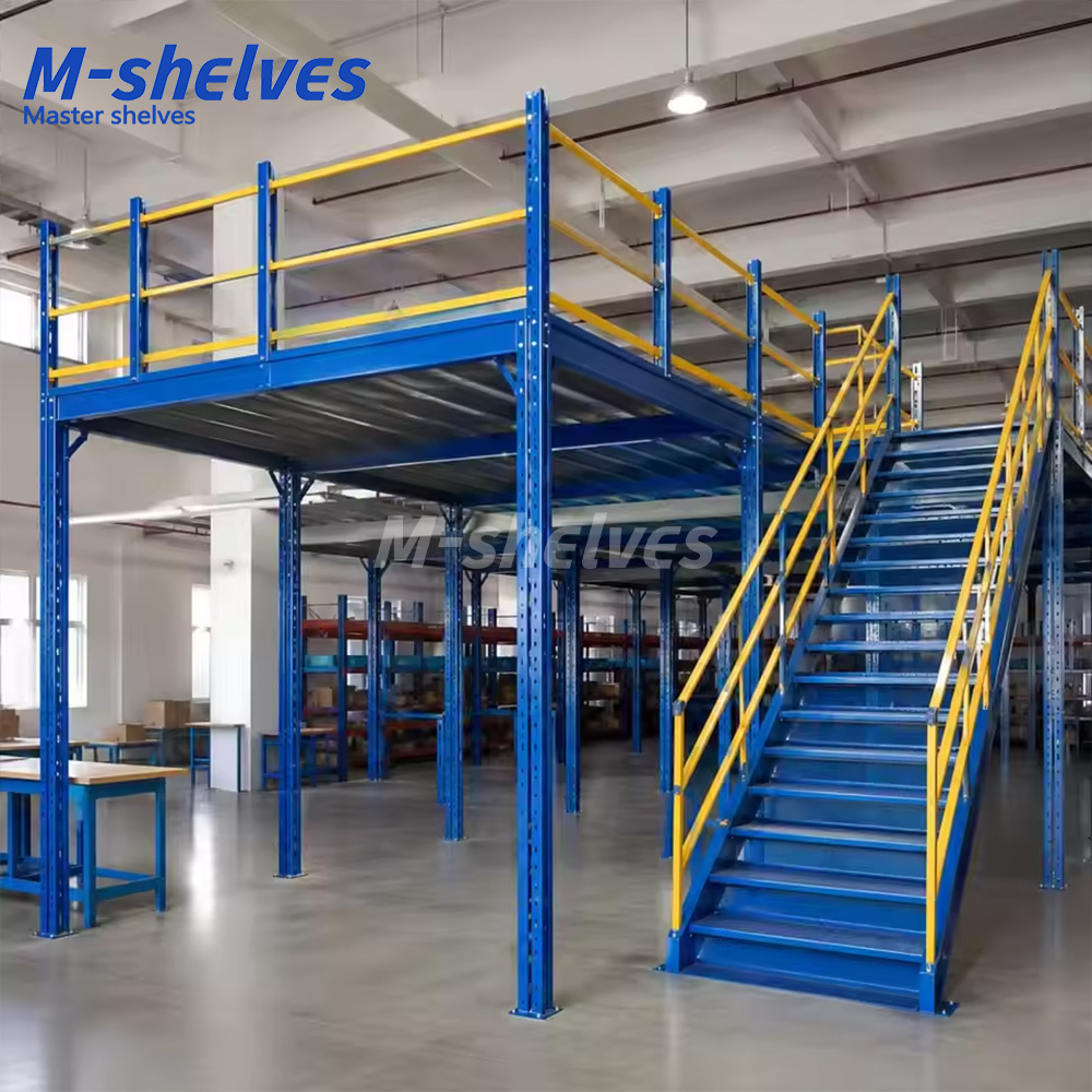 High Capacity Mezzanine Floor Heavy Duty Structural Steel Platform For Warehouse