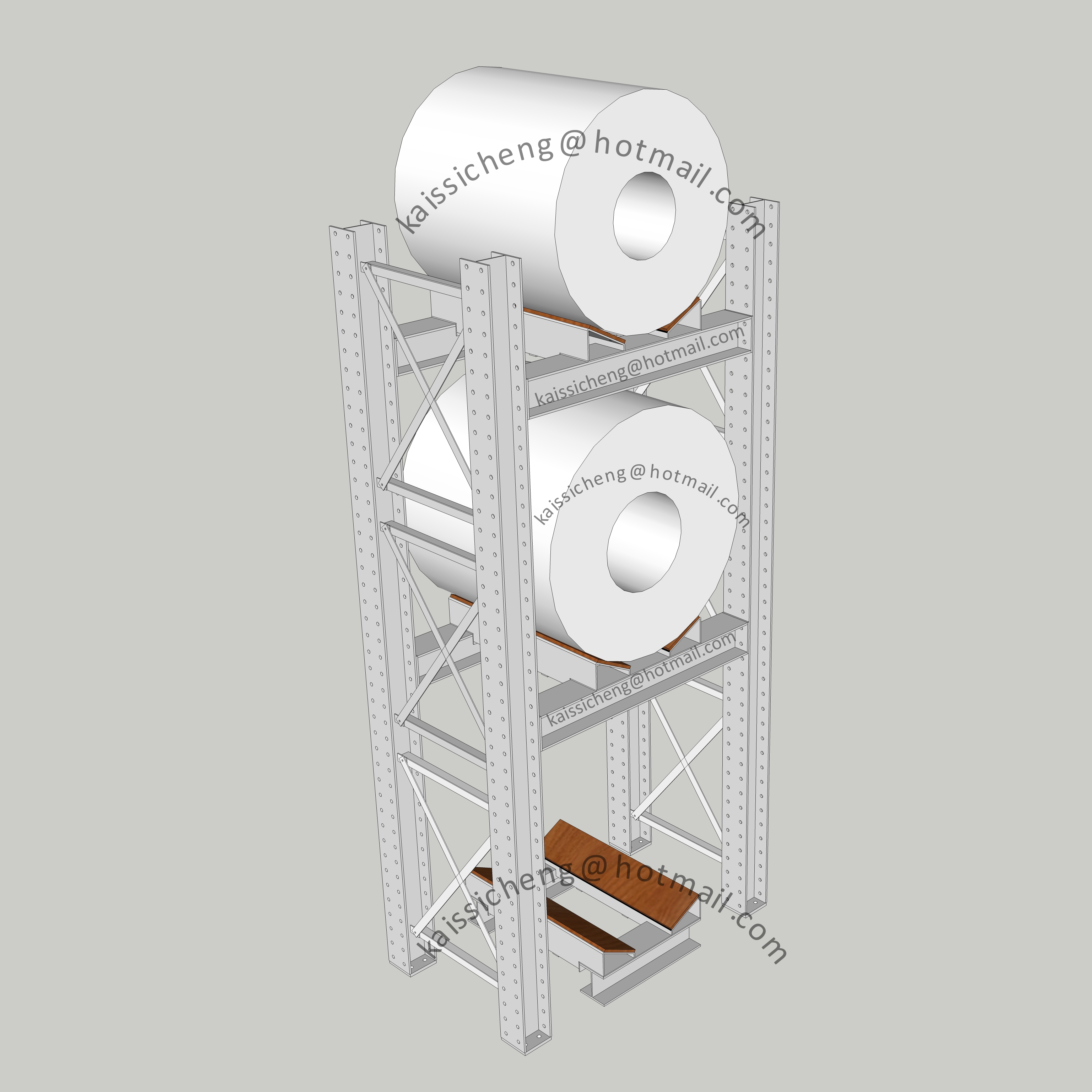 Standard and Custom Heavy-Duty Steel Coil Racks