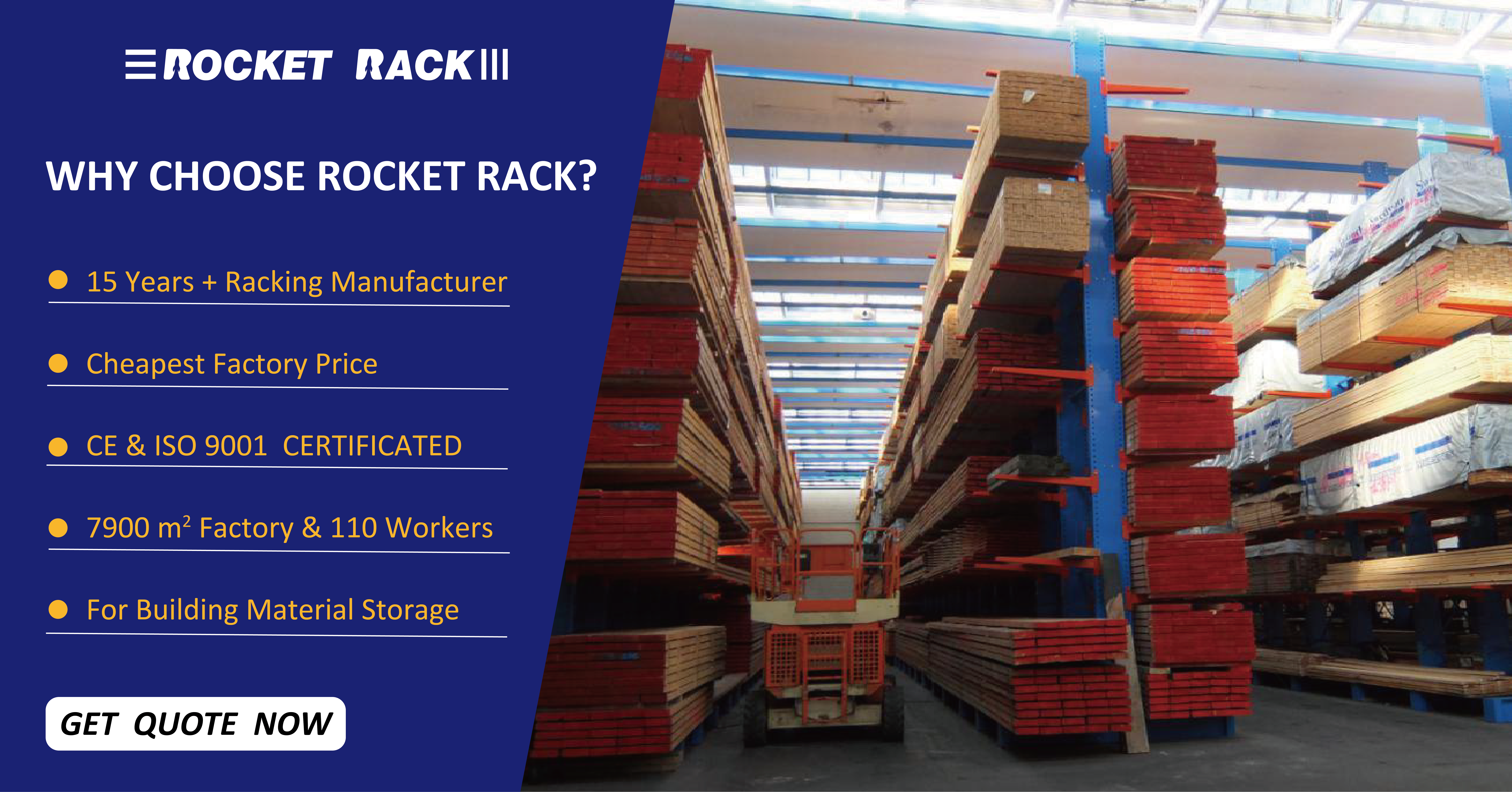ROCKET RACK Cantilever Racking Overview