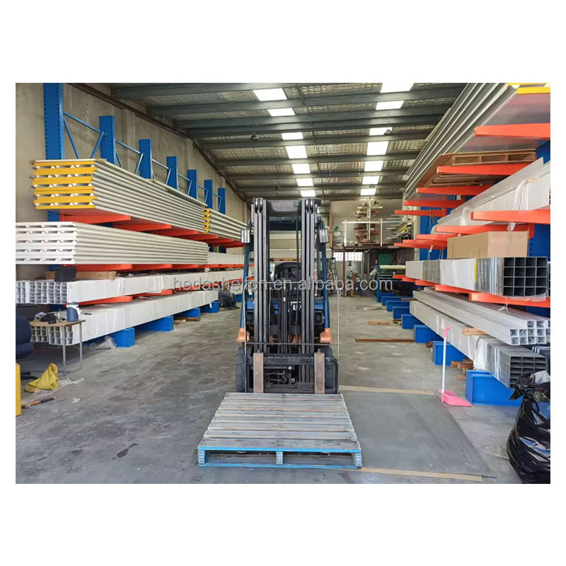 Single Sided Cantilever Rack Industrial Racks And Shelving Heavy Duty Cantilever Racks For Sale