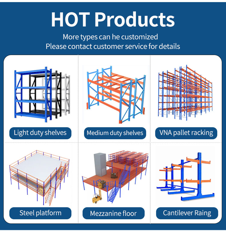 Industrial Steel Platform Mezzanine Floor with Stairs and Handrails for Warehouse Applications