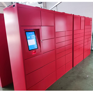 Outdoor Intelligent Parcel Delivery Lockers Steel Luggage Secure