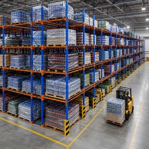 Q235B Steel Pallet Flow Racking for Chemical Plants