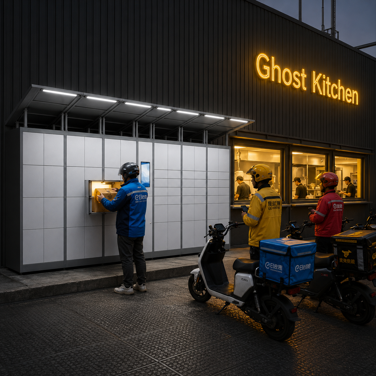 Outdoor Intelligent Parcel Delivery Lockers , Steel Luggage Secure Electronic Parcel Lockers