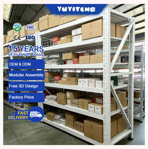 Boltless Rivet Shelving Medium Duty Easy Assembly Metal Rack with Galvanized Surface