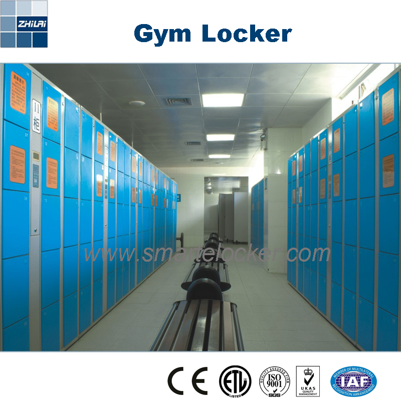 Smart Metal Cabinet Luggage Storage Barcode Electronic Locker for School Student Gym Laundry Beach