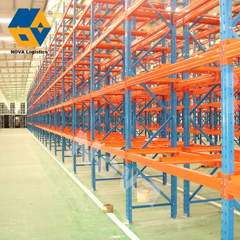 NOVA Industry Warehouse Steel Adjustable Shelf, Automation Equipment Heavy Duty Pallet Racking System Selective Pallet Rack