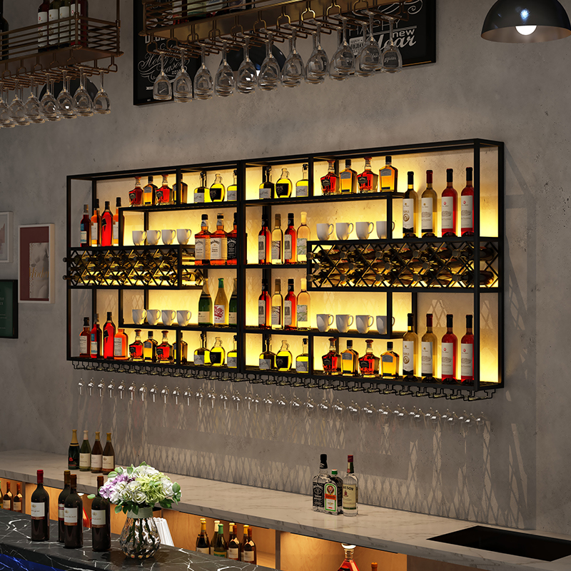 Wine rack detail and assembly view