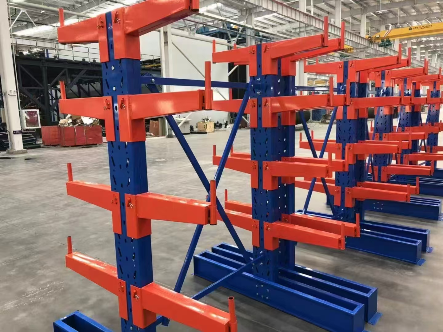 Adjustable Cantilever Storage System, Single Arm Cantilever Rack for Lumber &amp; Aluminum Profiles