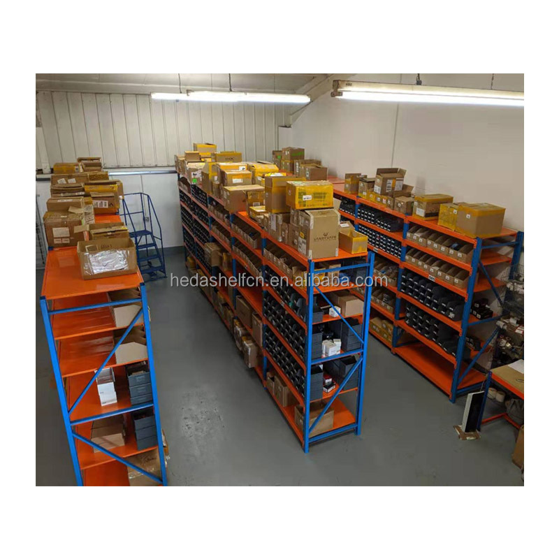 Heavy Duty Metal Garage Shelving Industrial Shelves 4 Tier Boltless Durable Shelves Warehouse Longspan Rack