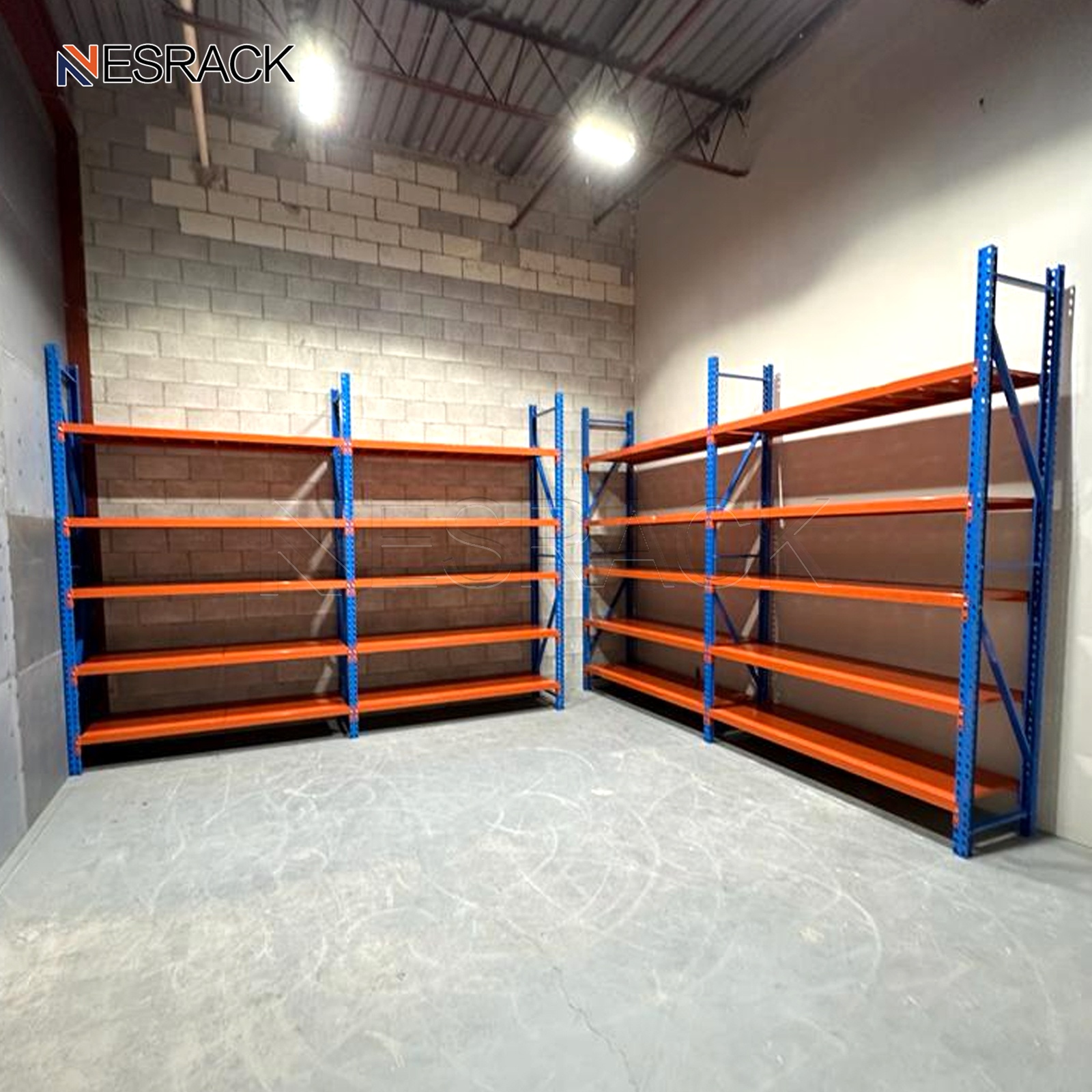 Adjustable Boltless HeavyDuty Shelf 6 Layers 500 kg Garage Warehouse Steel Rack Industrial Shelving Unit Corrosion Protection
