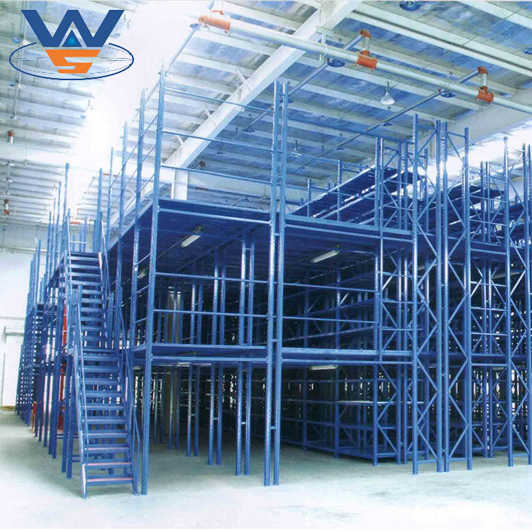 ODM / OEM Steel Structure Attic Style Loft Racking Platform Mezzanine Floor System