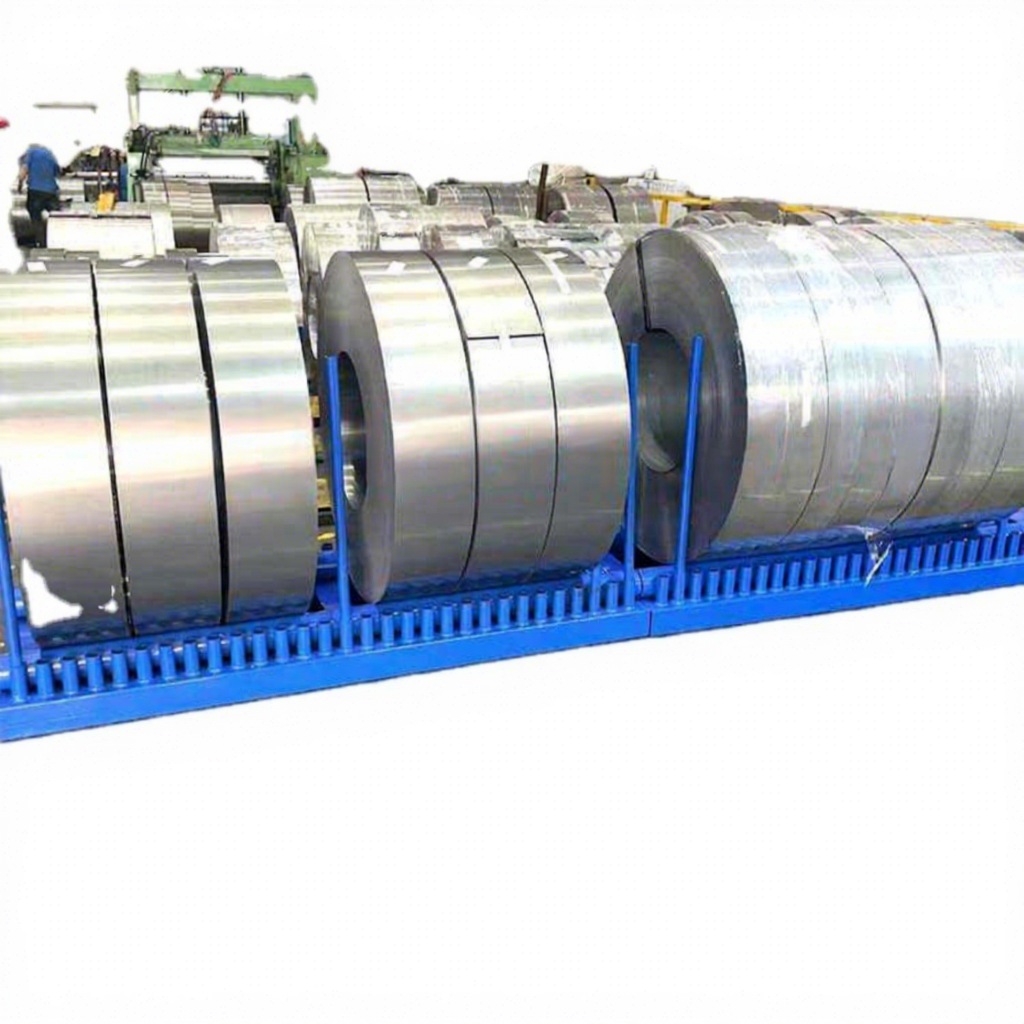 Cold-rolled Steel Coil Rack-Factory Storage Solution Strong Load-Bearing Capacity Multifunctional Design Turnover Raw-Material