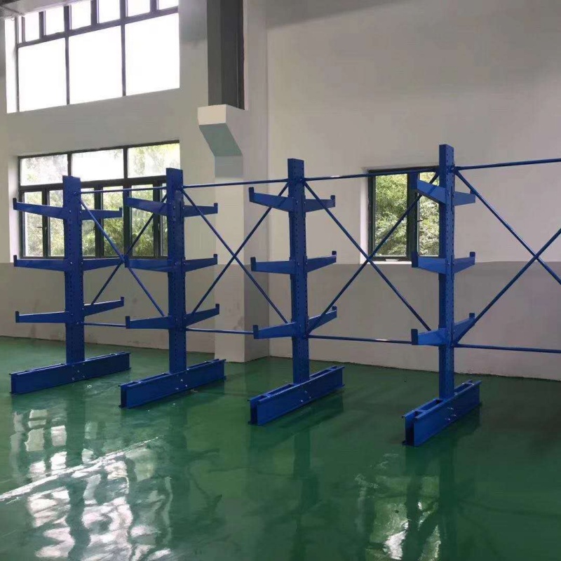 Cantilever Double-Sided Rack for Warehouse High Density Pipe Storage Industrial Heavy Duty Cantilever Racks