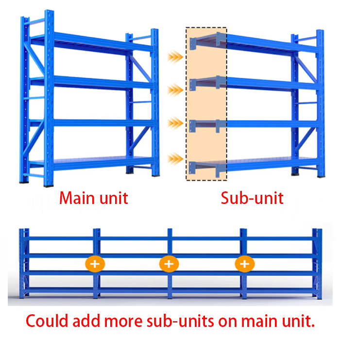 Storage Shelving Units Warehouse Racks Commercial Movable Shelving Units