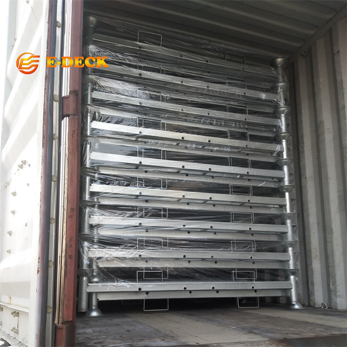 Heavy-Duty Warehouse 2000lb Capacity Single Pallet Mobile Rack