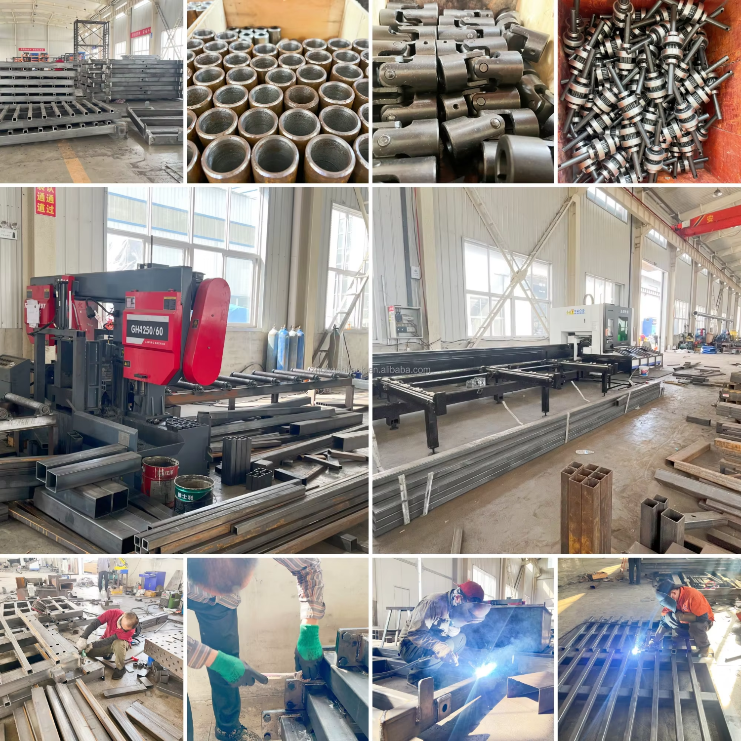 China Supplier Heavy Duty Steel Cantilever Racks for Long Material Tube/Pipe Storage with Double-Sided Design