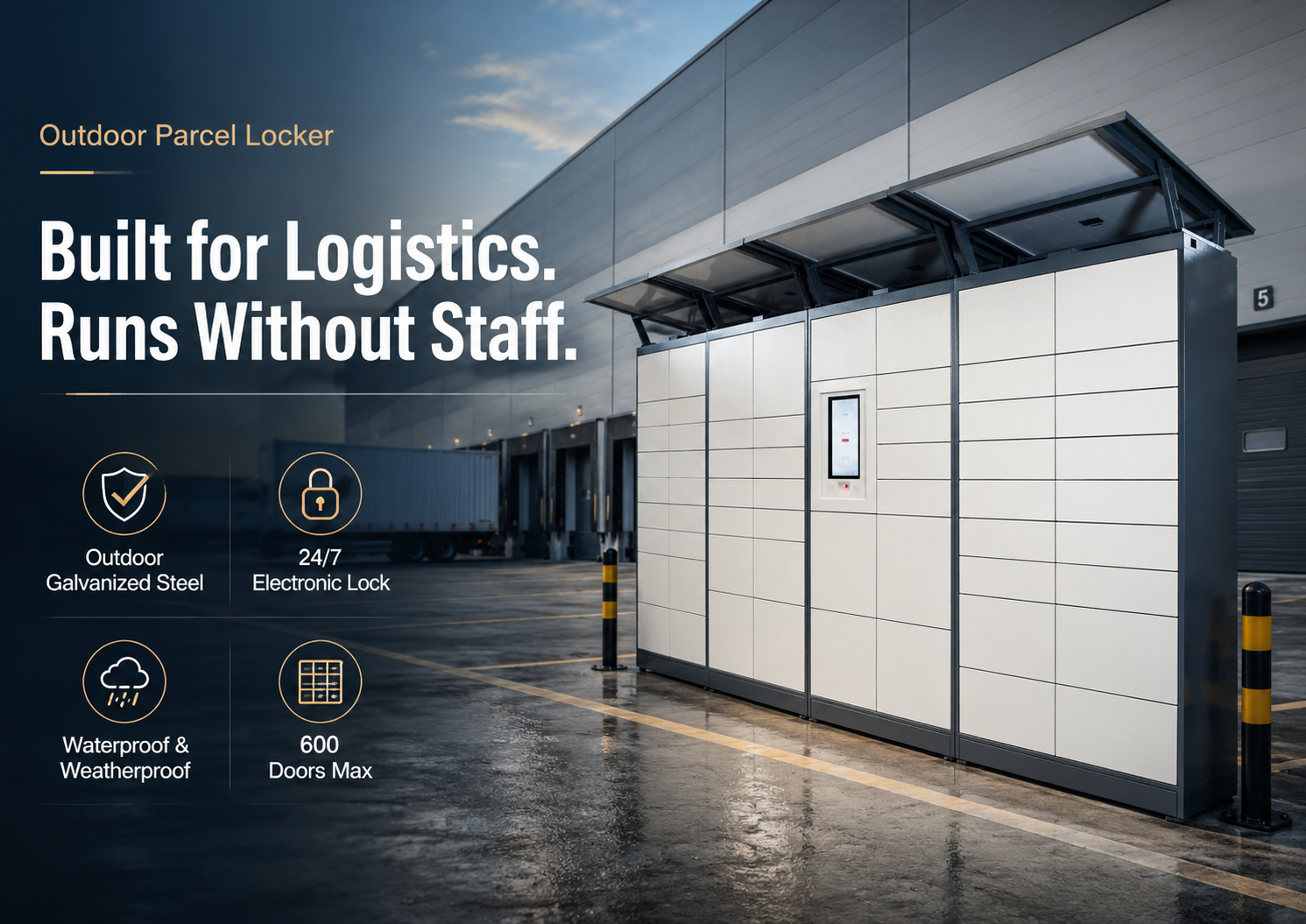 Outdoor Intelligent Parcel Delivery Locker
