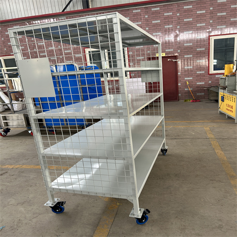 Mateial turnover shelving cart