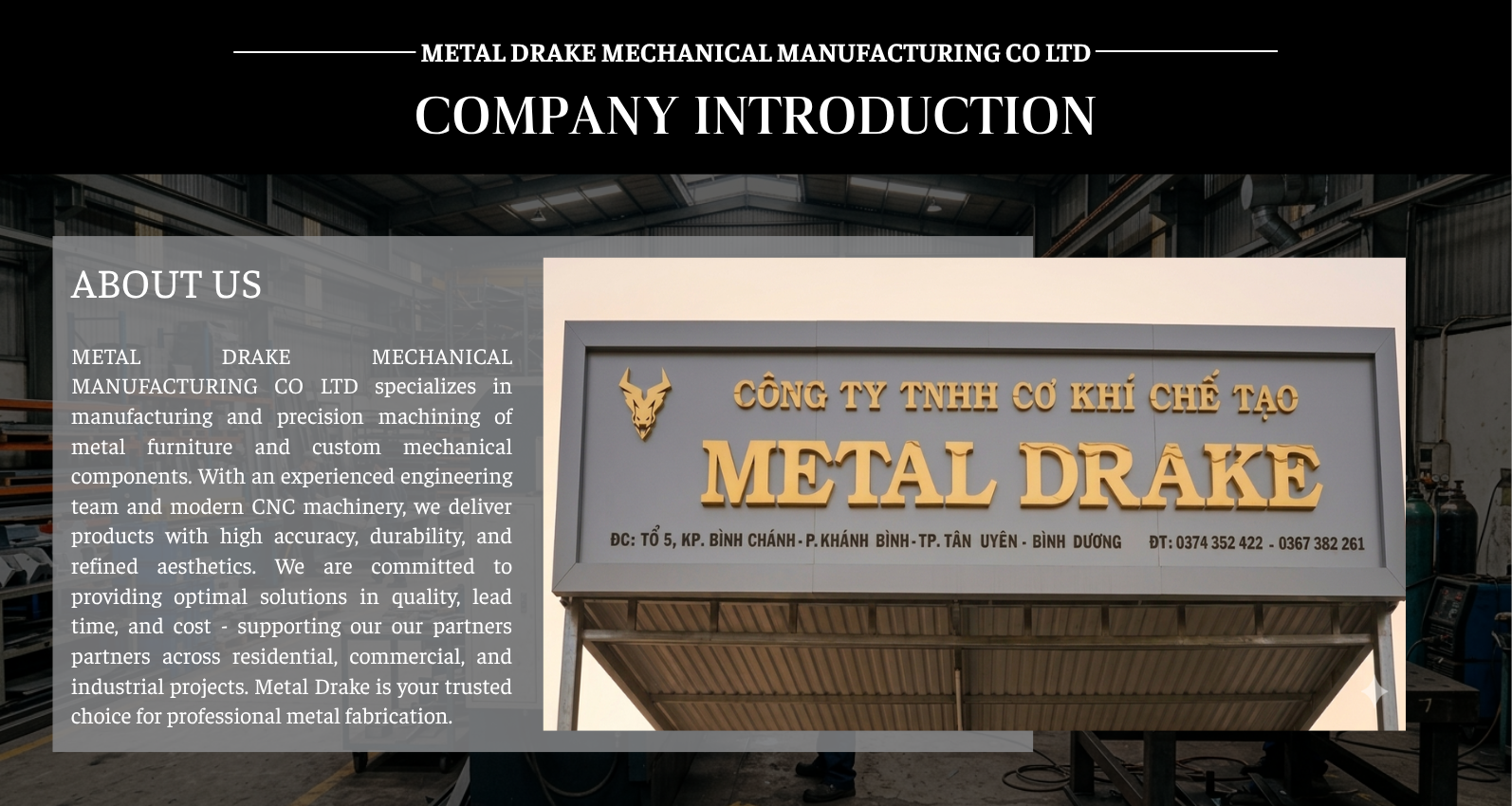 Company Facility and Production 1