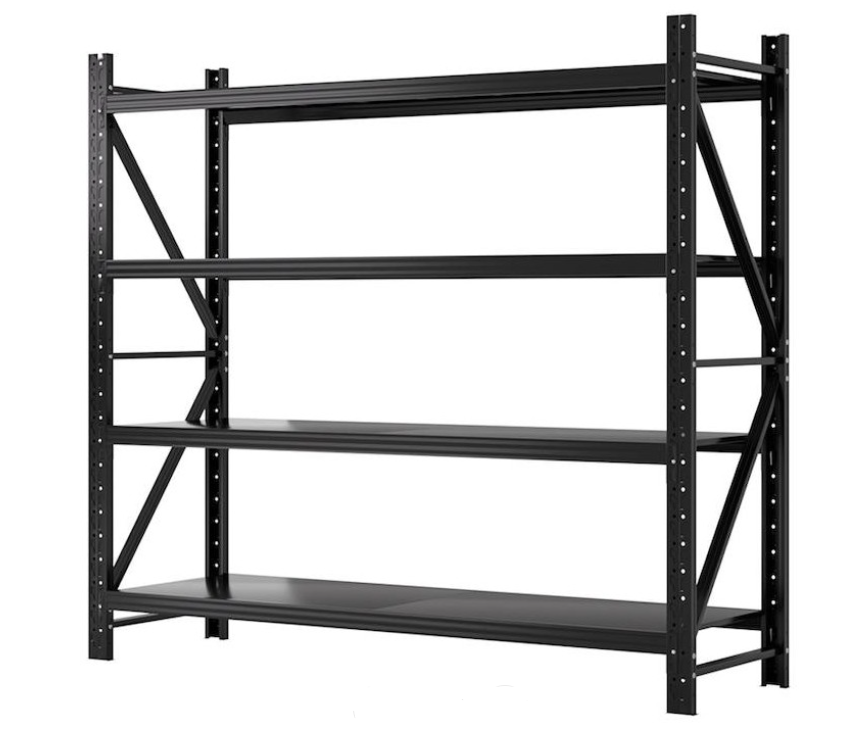 Mracking Industrial Light Duty Durable Steel 5 Adjustable Snap-In Storage Racks Longspan Shelving Powder Coating Garage