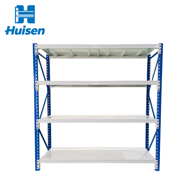 Medium Duty Durable Metal Widespan Shelving 600kg Loading Capacity Steel Storage Racks Corrosion Protection for Industrial
