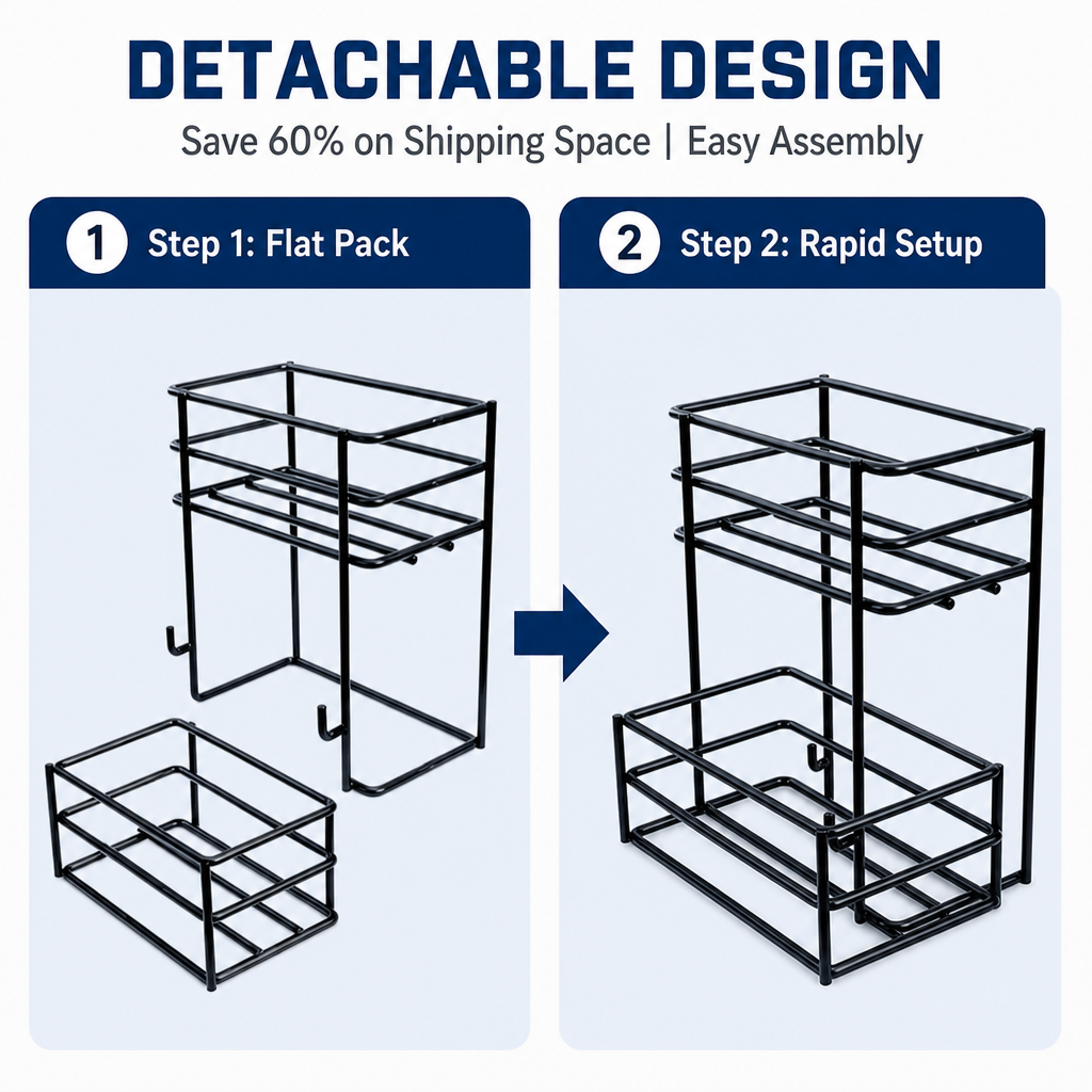 Portable Eco-Friendly for Water Resistant Modern Metal Bottle Display Racks Bar Organizer Liquor Coffee Syrup Rack
