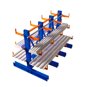 Heavy-Duty 6 Meter High Warehouse Cantilevered Stacking Racks and Shelves Raw Material Storage Rack