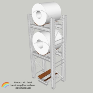 Standard and Custom Heavy-Duty Steel Coil Racks